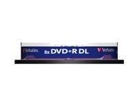 Verbatim DVD+R DL 8,5GB 8X Spindel. 10 Stück geen info - thumbnail