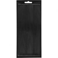 Creativ Company Stickers, randen, vel 10x23 cm, zwart, 1 vel - thumbnail