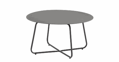 4SO Dali lounge tuintafel 73 cm rond antraciet 4SO Dali lounge tuintafel 73 cm rond antraciet