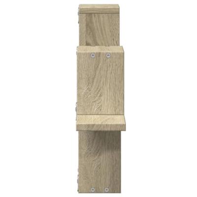 Wandschap 104,5x10x43 cm bewerkt hout sonoma eikenkleurig Wandschap 104,5x10x43 cm bewerkt hout sonoma eikenkleurig