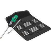 Wera 88/1 Wisselklingset 11-delig Plat, Kruiskop Phillips, Kruiskop Pozidriv, Binnen-Torx, Inbus Werkplaats - thumbnail