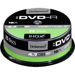 Intenso 4801154 DVD-R disc 4.7 GB 25 stuk(s) Spindel Bedrukbaar