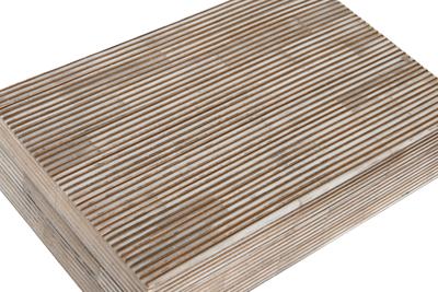 Doos-Juwelenkistje DKD Home Decor 20,5 x 13 x 5,5 cm Crème Bot Hars