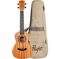 Flight Elise Ecklund Signature concert ukelele met gigbag - thumbnail