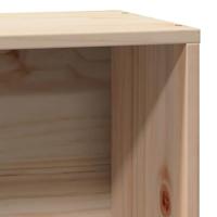 Bed met boekenkast zonder matras massief grenenhout 90x200 cm - thumbnail