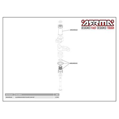 Arrma - Aluminum Servo Saver Hub Set (ARA340163)