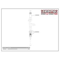 Arrma - Aluminum Servo Saver Hub Set (ARA340163) - thumbnail