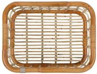 Basil green life - rotan fietsmand - large - voorop- natural bruin - thumbnail