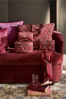 Pip Studio Pip Studio Coco Cosmetic Bag Medium Quilted Daisy Dreams Red 21.5x10x10.5cm - thumbnail