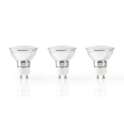 Nedis WIFILW31CRGU10 Wi-fi Smart Led-lamp Warm Wit Gu10 3-pack