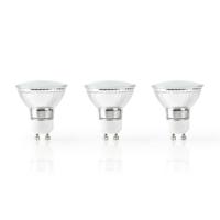 Nedis WIFILW31CRGU10 Wi-fi Smart Led-lamp Warm Wit Gu10 3-pack - thumbnail