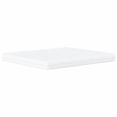 Bed met matras kunstleer grijs 180x200 cm