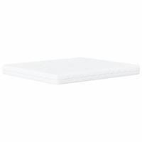 Bed met matras fluweel blauw 180x200 cm - thumbnail