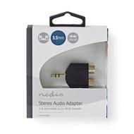 Stereo Audioadapter | 3,5 mm male - 2x RCA female