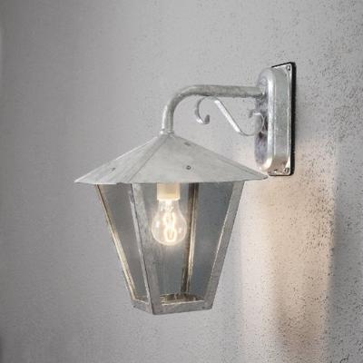 Konstsmide Benu Down 435-320 Buitenlamp (wand) Spaarlamp, LED E27 100 W Staal