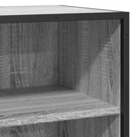 Dressoir 35,5x35x76 cm bewerkt hout en metaal grijs sonoma - thumbnail