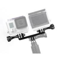 Dubbele beugel met schroef mount adapter voor GoPro - thumbnail