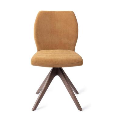 Jesper Home Ikata eetkamerstoel Honey Harvest revolve oak walnut