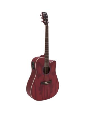 DIMAVERY JK-510 Western Guitar, cutaway, grained