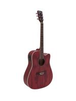DIMAVERY JK-510 Western Guitar, cutaway, grained - thumbnail