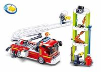 Sluban brandweer ladderwagen oefening - thumbnail