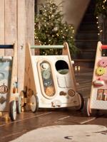 Loopwagen met remmen HANOÏ van FSC®-hout meerkleurig - thumbnail