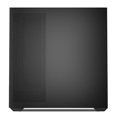 Sharkoon mk6 rgb mini tower behuizing (zwart | 2x usb-a | 1x usb-c | rgb | tempered glass)