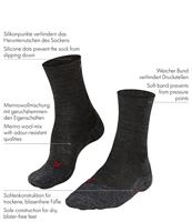 Falke Tk2 Sensitive Wandelsok Heren Black-Mix 42-43 - thumbnail