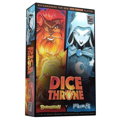 Dice Throne Season One ReRolled - Barbarian vs Moon Elf
