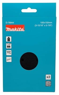 Makita Accessoires Beschermpad 100x150mm velcro - D-78944 Makita Accessoires Beschermpad 100x150mm velcro - D-78944