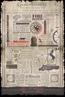 Pyramid Game Of Thrones Infographic Poster 61x91,5cm - thumbnail