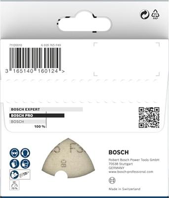 Bosch Accessoires Schuurblad 93mm, 5 stuks korrel 120 - 2608605194