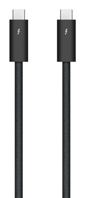 Apple MW5H3ZM/A Thunderbolt-kabel Thunderbolt 4 Thunderbolt (USB-C) stekker, Thunderbolt (USB-C) stekker 3 m Zwart
