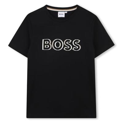Hugo Boss 3D Logo T-Shirt Kids Zwart - Maat 15/16 jaar - Kleur: Zwart | Soccerfanshop Hugo Boss 3D Logo T-Shirt Kids Zwart - Maat 15/16 jaar - Kleur: Zwart | Soccerfanshop