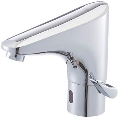 GROHE Europlus E waterbesparende wastafelkraan infrarood met menging met transformator 230V chroom 36015001 GROHE Europlus E waterbesparende wastafelkraan infrarood met menging met transformator 230V chroom 36015001