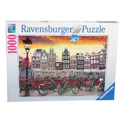 Ravensburger Puzzel Amsterdam Fietsenstalling 1000 Stukjes Ravensburger Puzzel Amsterdam Fietsenstalling 1000 Stukjes