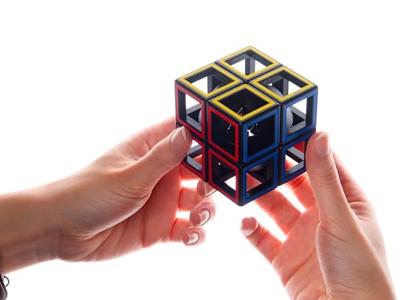 Recent Toys Hollow two by two breinbreker puzzelkubus Recent Toys Hollow two by two breinbreker puzzelkubus
