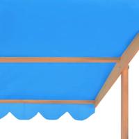 VidaXL Zandbak met verstelbaar dak 115x115x115 cm vurenhout - thumbnail