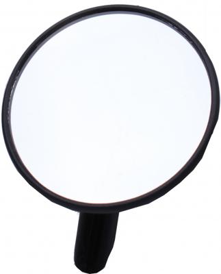 Busch & Muller Busch + müller spiegel rond 80 mm zwart per stuk