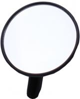 Busch & Muller Busch + müller spiegel rond 80 mm zwart per stuk - thumbnail