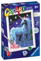 Ravensburger Creart schilderen op nummer - magische eenhoorn - thumbnail