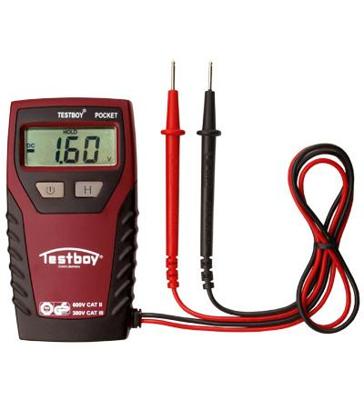 Testboy TB Pocket Multimeter Digitaal CAT III 300 V Weergave (counts): 2000 Testboy TB Pocket Multimeter Digitaal CAT III 300 V Weergave (counts): 2000