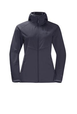 Jack wolfskin Go Hike Jas Dames Softshell Graphite XL Jack wolfskin Go Hike Jas Dames Softshell Graphite XL