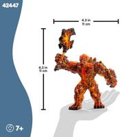 SCHLEICH - Lava Golem met wapen - 42447 - Waaier Eldrador - thumbnail