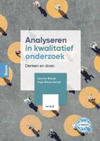Analyseren in kwalitatief onderzoek (Paperback) - thumbnail