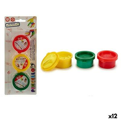Vingerverf Pincello Set Multicolour (12 Stuks)