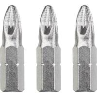 Schroefbit pozidrive Nr. 2 25 mm 1/4 inch 3 stuks kaart Eurofix - Eurofix - thumbnail