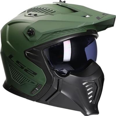 LS2 modulaire helm "of606 drifter solid" helmet of606 drifter solid l matt green