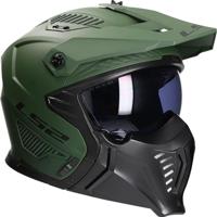 LS2 modulaire helm "of606 drifter solid" helmet of606 drifter solid l matt green - thumbnail