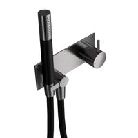 Inbouw Douchemengkraan Hotbath Cobber incl. Doucheslang en Handdouche Verouderd IJzer - thumbnail